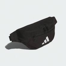 حقيبة خصر نسائية من Adidas ESSENTIALS بسعة 2.2 لتر، بشعار العلامة التجارية، كاجوال متعددة الاستخدامات بلون موحد - الأسود - مشاهدة 8