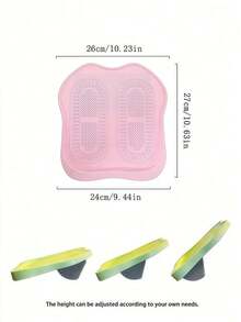 Foldable & Adjustable Calf Stretcher And Ankle Dorsiflexion Device, Leg Muscle Massage And Stretching Board, Portable Home Fitness Equipment - Multicolor - View 3