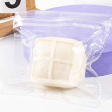 逼真豆腐捏捏乐玩具，柔软Q弹，缓解压力，回弹缓慢 - 彩色 - 查看 4