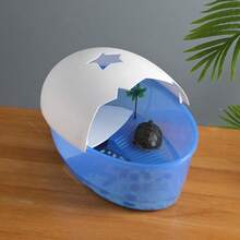 龟箱，爬行动物宠物塑料饲养箱，家用玻璃容器 - 彩色 - 查看 4