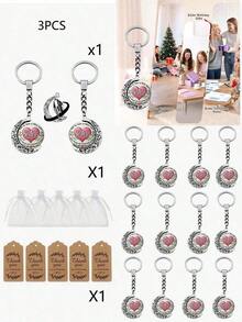Valentine's Day Sister Keychain - A Is God's Way Of Ensuring We Are Never Alone. Keychain Accessory, Christmas Birthday Gift For Sisters - Multicolor - View 9