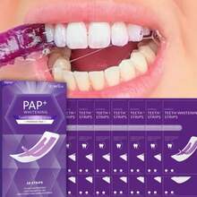 7D+PAP+干式粘合剂+紫色牙齿美白贴，牙齿美白，美白贴，深度清洁，口腔护理，美白贴，清新口气，美白贴，旅行和居家使用，紫色美白，7-14对，干式粘合剂，紫色美白贴 - 紫色+PAP+乾貼+牙貼 - 查看 8