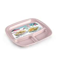 OISE ART STORE Vassoio Trio In Plastica Riutilizzabile Piatto Ideale Per Aperitivi Feste 140621a - - Multicolore - Visualizzare 6