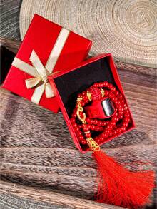 Portable Handheld Counter Set - Beads + Tassel Pendant, Dedicated For Chanting Mantras, Buddhist Supplies - One Size Fits All - View 13