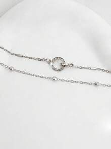 1pc Fashionable Minimalist Versatile Link Chain Bracelet - A Bracelet With Interlocking Links - View 3