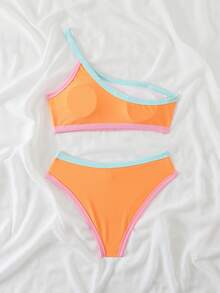 Bikinx Conjunto de bikini de vacaciones con ribete de unicolor - Multicolor - Ver 4
