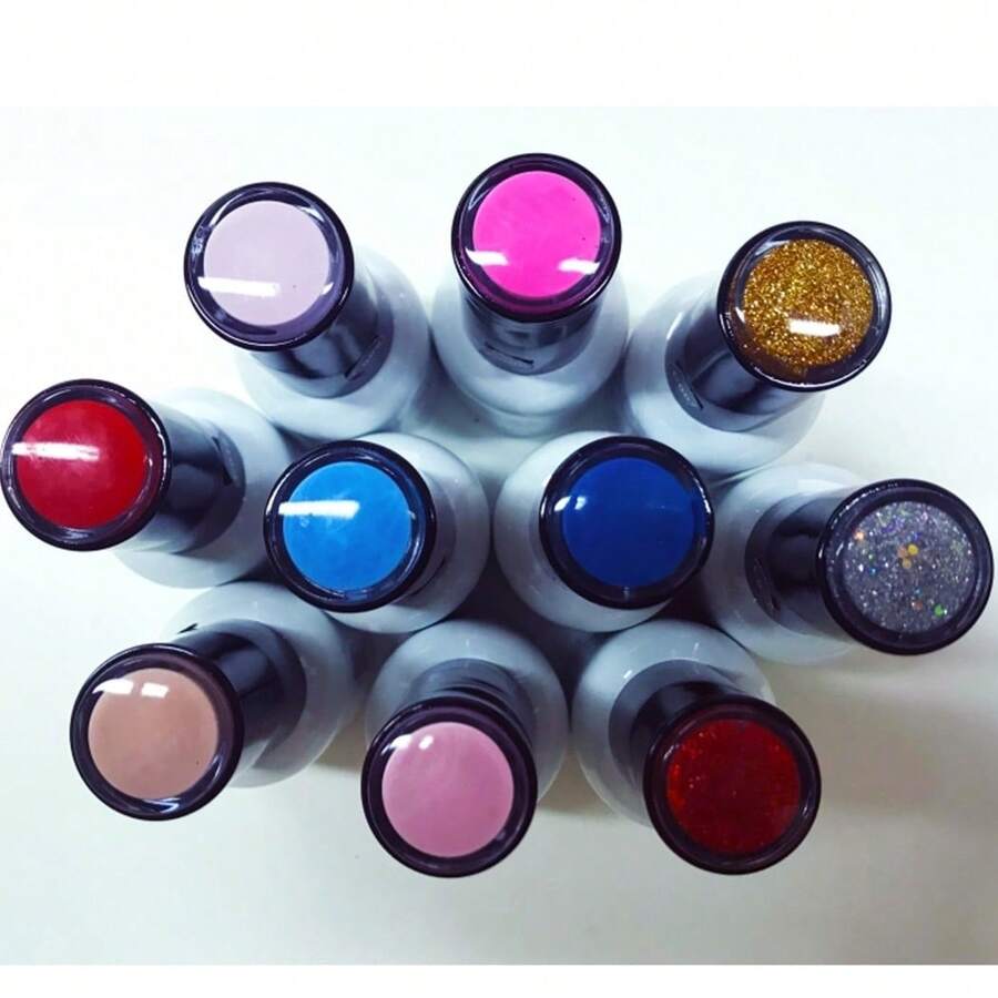 OISE ART STORE Smalto Semipermanente Gel Colorato 10ml Acrilico Soak Off Unghie Polish Nail Art - - Multicolore - Visualizzare 1