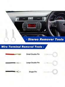 Car Auto Trim Removal Disassembly Dismantling Complete Special Tool Kit Box Set Clip Pliers Fastener Remover Automotive Stereo Removal Hand-Held Disassembly Tools Stuff Accessories Novelties Supplies Essentials - Upgraded - View 11