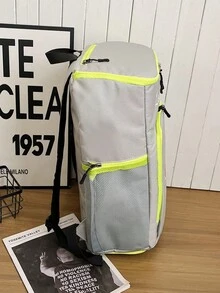 New Fashion Backpack, Multi-Functional Basketball Bag, Large Capacity School Backpack - Rectangle - View 5