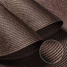 FunWheat Set Of 8 Round Woven Placemats For Dining Table Fabric Washable Non-Slip 38cm Brown 8pcs - Brown - View 4