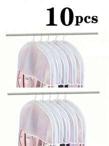 Minimalist Hanging Garment Dust Cover, Simple Dust-Proof Jacket Cover, Basic Household Cover - Multicolor - View 11