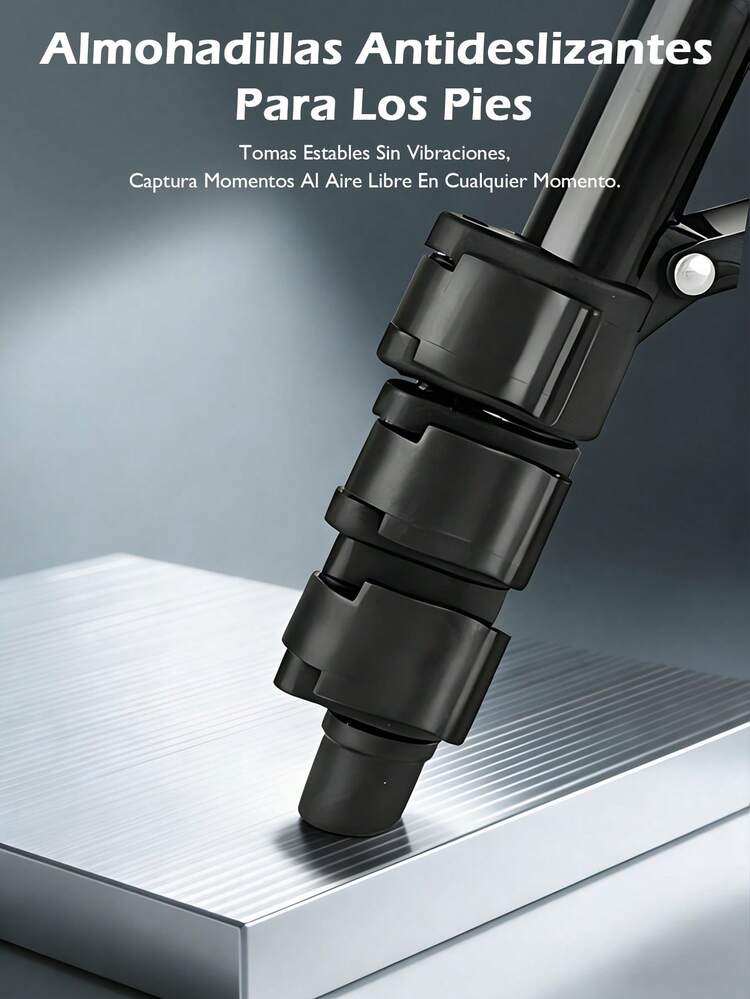 Trípode portátil para cámara y teléfono, de aluminio extensible, equipado con un soporte universal para teléfono, compatible con inclinación y panorámica, compatible con Canon, Nikon, , , y , utilizado para fotografía, cámaras de teléfono, cámaras DSLR, selfies, transmisión en vivo de fotos y grabación de video - 4 piezas - Añade 4