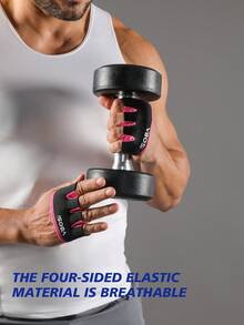 VBOSI 1 Pair Women Men Four-Finger Workout Gloves For Fitness, Weightlifting & Training - Multicolor - View 15