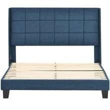 Bed Bases & Foundations - Blue + Linen - View 8