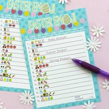 5pcs/10pcs/20pcs, Easter Game – A Fun Classroom Activity For Cards, Easter Parties, Spring Activities And Egg Hunts - Multicolor - View 2