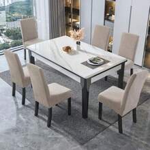 Genina Juego de 2 fundas de silla 100% impermeables para comedor fundas grandes para sillas de comedor protectores elásticos para sillas de cocina para el hogar restaurante tamaño grande hs - Grande-2 piezas - Ver 2