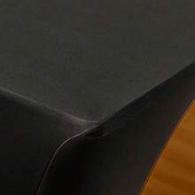 EBETA Tischdecken Biertischhussen Stretchhusse Tischwäsche Stretchtischabdeckung Tischhussen, Biertisch-Husse Hussen für Bierzeltgarnitur, Party (Weiß, 244 * 76 * 76 cm)-4503 - Schwarz - Übersicht 6