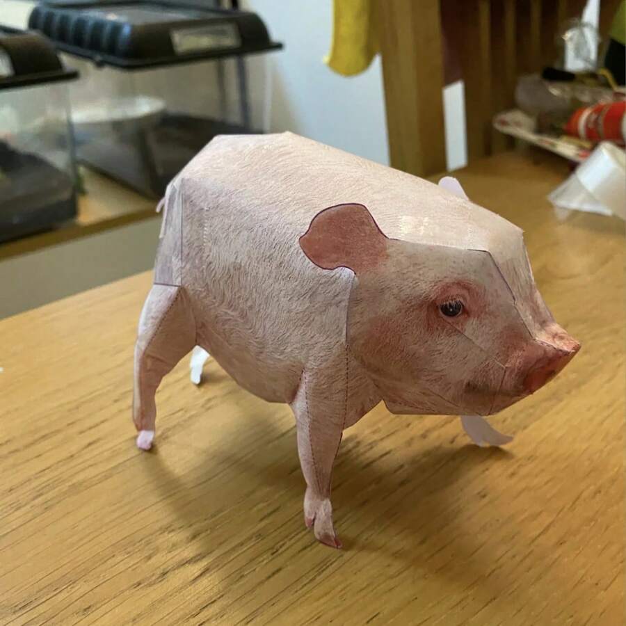 2026 New 20 Animal 3D Origami Model Kit - Student Creative Printable Handmade Paper Art (Cat/Dog/Pig Etc.), Desktop Pet Modeling Set, Cute Handmade Gift - Holiday Gift, Creative Surprise, Perfect Gift - Multicolor - View 1