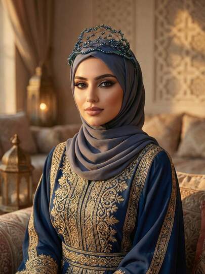 Eid Boho Handgjort Kristallpärlhårband, Älvliknande Trådlindat Hårband, Elegant Brudbröllopsfest Bal Huvudbonad För Kvinnor