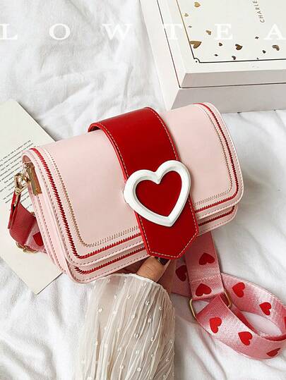  1pc Low Tea Contrast Color PU Leather Shoulder Bag, Women's Retro Fashion Flap Square Shoulder Bag, Top Handle Design, Magnetic Closure, Adjustable Shoulder Strap For Shoulder Or Crossbody Use, Suitable For Travel, Shopping, Dating, Women's Gift, Great For Commuting, Outdoor, Travel, Hiking