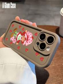 A The Pink Phone Case Features A Cross Pattern. It Is Compatible With Galaxy Models Including Compatible For Galaxy S25, S24, S23, S22, S21 PLUS, FE And Ultra,Galaxy A33 Compatible With For Iphone17 Pro Max, 16, 15, 14 And 13. It Makes A Perfect Gift For Birthdays, Holidays, New Year And Valentine's Day. - màu nâu mát - Xem 3