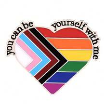 Creative Rainbow Series Paint Brooch Set Metal Commemorative Badge Clothing Backpack Decorative Pin - Xz7147 - View 1