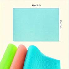 4pcs/8pcs Washable, Waterproof, Oil-Resistant Refrigerator Mats, Suitable For Fridge Shelves, Freezer, Cabinet Drawers, Home Kitchen Organization - Multicolor - View 17