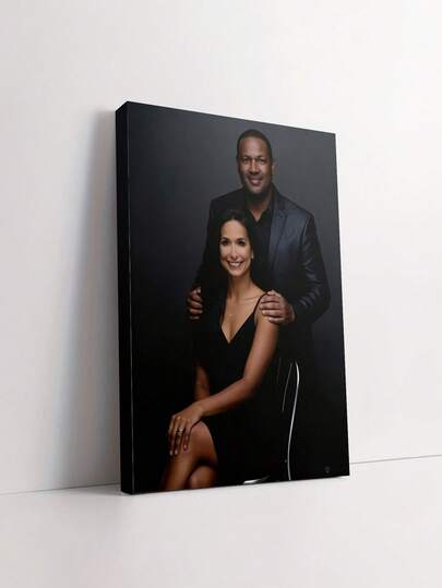 1 st anpassningsbar familjefotocanvas inramad konst, personlig familjecanvasmålning, multifunktionell återanvändbar dekorativ sofistikerad modern färgglad anpassningsbar unik idealisk present från Printed Marketplace