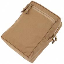 1个战术通用高型收纳包，500D考杜拉尼龙MOLLE多用途收纳包，适用于战术腰带背心，军用级多用途包，适用于气枪狩猎，耐用装备收纳包 - 彩色 - 查看 6