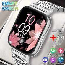 Reloj inteligente multifuncional unisex - Pantalla HD de 1.5", llamadas inalámbricas, control de cámara, ajuste de música, seguimiento de actividad física, fondo de pantalla personalizable | Compatible con teléfonos Android, alertas de llamadas y mensajes - Multicolor - Ver 12