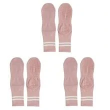 3 Pairs Women's Pilates Yoga Non-Slip Socks With Grip, Suitable For Yoga, Hospital, Pilates, Ballet - Multicolor - View 10