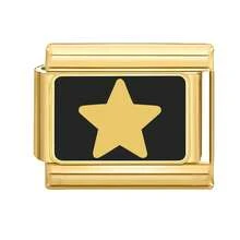 1件套模块化串珠手链，配有花朵、爱心、樱桃、足球吊坠，DIY油滴设计，不锈钢材质，适合作为派对/节日礼物送给朋友/情侣，吊坠造型时尚 - M287229 - 查看 15