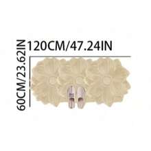 1pc Plain Floral Bath Mat, Bathroom Rug, Door Mat, Small Rug, Carpet, Floor Mat, Home Decor, Area Rug, Outdoor Mat, Home Decor, Area Carpet, Bedroom Carpet, Washable Rug - Multicolor - View 12