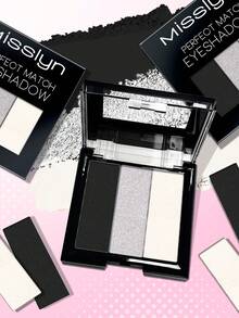 مجموعة ظلال عيون MISSLYN 1 قطعة ب- 3 ألوان متناسقة تماماً: عالية الصبغة، مطفية ولامعة براقة. قوام متعدد الأبعاد، ناعم عند التطبيق وسهل الدمج. مثالية لموضة الشتاء Y2K، ضرورية لعيد الحب أو رأس السنة - 01 ن - مشاهدة 8