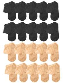 New High-Quality Summer Fashion Women's Thin Anti Slip Mesh Lace Transparent Short Socks - Multicolor - View 16