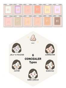 HOLIKA HOLIKA MY FAVE PIECE CONCEALER ,01All-In-One Stick For Effortless Coverage. Enjoy Full, Buildable Pigmentation That Blends Easily For A Natural-Looking Finish. The Large Size Is Perfect For All Skin Tones. 2g/0.07 Oz. - 01 SNOW VEIL - 查看 10