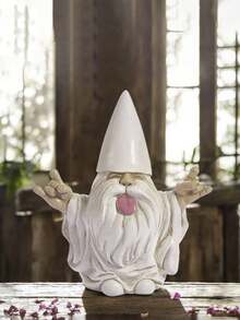 闪亮摇滚小矮人“乔治”和平与爱——为您的魔法花园带来温馨 - 均碼 - 查看 4