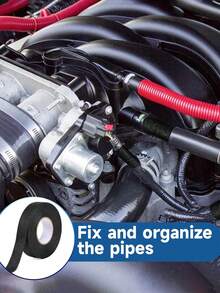 1~4卷 15米 9/15/19/25/32毫米 汽车用布基胶带 电气绝缘布基胶带 耐热隔热汽车胶带 防水隔音电线胶带 - B-黑色 - 查看 7