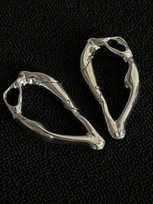 Heavy Metal Punk Rock Keychain - Y2K Punk Metal Bag Charm; High Quality Asymmetrical Keychain With Safety Spring Ring, Polished Surface, Lightweight Durable Alloy Material; Multifunctional Wallet Accessory - A - View 8