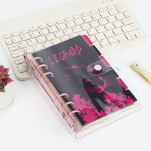 6 tấm phân trang rời khổ A6, thẻ chỉ mục phân tách giấy phù hợp với bìa kẹp 6 vòng, thẻ chỉ mục trang cho sổ tay, nhật ký và hồ sơ (Màu hồng da báo) - A6 - Xem 5
