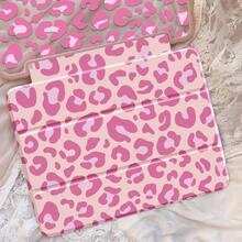 这款精美可爱的卡通动漫粉色豹纹双面亚克力水晶透明后盖，防震耐用，适用于第7代、第8代（10.2英寸）和第10代iPad。它内置笔槽，支持睡眠/唤醒功能，并且可以折叠成多种支架形状。是节日送礼的理想之选。 - 粉色 - 查看 3