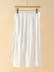 70cm Women's Ballet Tutu Skirt, Adult One-Piece Tutu Skirt With Lace Tie, Wrap Around Skirt For Yoga, Latin Dance Training. Dance Teacher Uniform. Women's One-Piece Dance Skirt With Belt, Wrap Around And Slim Fit For Fitness Yoga. Women's Wrap Around Skirt Fitness Yoga Series, Running Wrap Around Skirt. - Multicolor - View 8