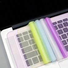 Ultra-Thin Silicone Keyboard Cover, Specially Designed For 15 To 17-Inch Laptops, Available In Purple, Pink And Blue. Yellow Universal Silicone Laptop Keyboard Cover. - 粉紅色 15-17 英寸 - 查看 4