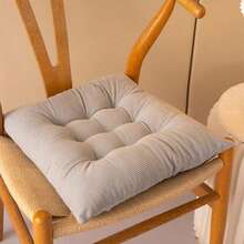 1 Bộ đệm ghế nhung mềm mại (có dây buộc), thảm trải sàn ấm áp (thích hợp cho khu vực đọc sách), đệm vuông thoải mái (dành cho người lớn), thích hợp trang trí Halloween và Giáng sinh. - Nhiều màu - Xem 5