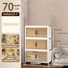 Aufbewahrungskisten mit Deckel - Klappschrank Nr. 1 (2 Ebenen) - Übersicht 8