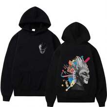 Hot Sa-Le Men's Sweatshirt Boris Brejcha Hoodies Hip Hop Pullover Aesthetic Casual Fashion Fleece Clo - 黑色1 - 查看 1