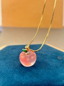 THINTIME Vòng cổ Apple Charm - Nhiều màu - Xem 16