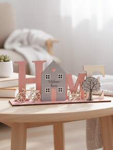 1set Wooden Baby Room Decorative Ornaments, Rustic Wooden Letter HOME Decor, Creative Wooden Craft, English Letter Home Decoration, Office, Living Room, Baby Bedroom Decor, Ideal Gift For Friends, Loved Ones, Perfect For Home, Holiday Parties,Home Decor,Baby Shower Gift,Gender Reveal Gift - Wooden Home - View 7