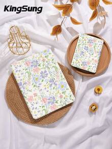 Kingsung Ốp lưng máy tính bảng họa tiết hoa nhỏ xinh xắn, tương thích với iPad 9.7/10.2/10.5/10.9/12.9/Pro 11, thế hệ thứ 10, Galaxy Tab S6 Lite 10.4 inch, Kindle Paperwhite thế hệ thứ 12 2024, Kindle (thế hệ thứ 11) phiên bản 2022, Kobo Clara Color. Chất liệu mềm mại, chống rơi vỡ, chân đế thông minh/tự động bật/tắt màn hình. - Nhiều màu - Xem 8