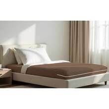 Double Gel Knit Mattress Cover With Zipper - 藏蓝色 - 查看 5